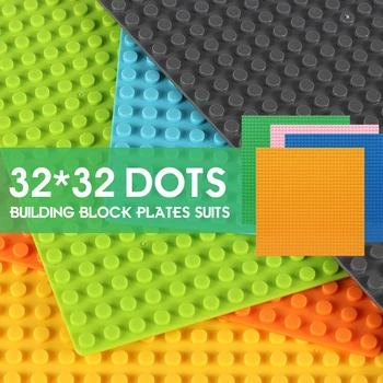 32*32 Punkti Classic Bāzes Plates Piemērots Ķieģeļu Saderīgu LegoINGlys Pilsētas Plātne Skaitļi DIY Celtniecības Bloki, Rotaļlietas Bērniem