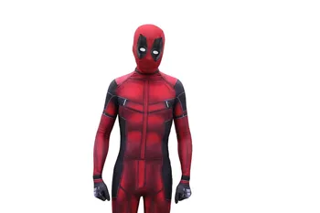 Filma Deadpool 2 Cosplay Kostīmu Superhero Halloween Kostīmi Bērniem Pieaugušo Pasūtījuma Bodysuit Uzvalks Jumpsuit Cosplay Deadpool