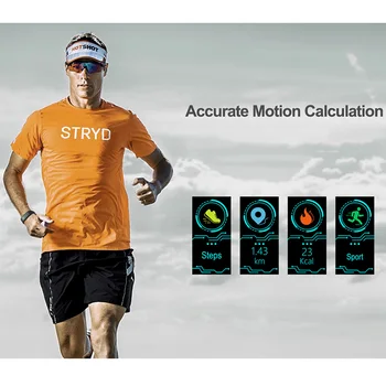 TimeOwner Smart Aproce Ūdensizturīgs Sirds Ritma Monitors Smart Josla Sporta Passmeter Kalorijas Nobraukumu, Multi Sporta Fitnesa Tracker
