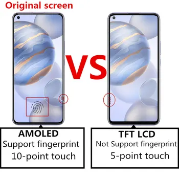 TFT LCD Huawei Honor 30 BMH-AN10 LCD Displejs, TOUCH Screen Nomaiņa Montāžas Piederumi