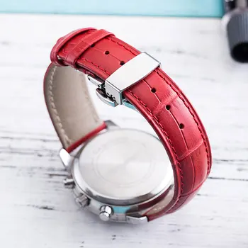 Īpaši veidots Sieviešu Ādas Watchband Tauriņš Sprādzes Siksniņu Rokassprādze Aizstāt Dažādu Zīmolu Skatīties, Huawei