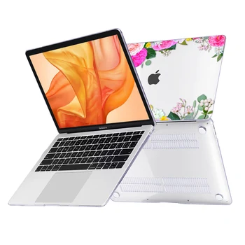 Jauns Laptop Case for MacBook Air, Pro Retina 11 12 13 15 16 collu A2141 2020. Gadam M1 A2338 A2289 A2337 A2179 Ziedu Grūti Korpusa Vāka