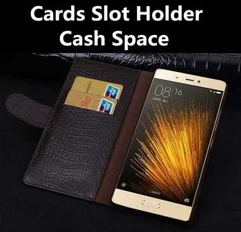 Patiesu Nekustamā Ādas Maks Kartes Slots Turētājs Flip Case For Xiaomi SAJAUC 3/Xiaomi MIX 2/Xiaomi SAMAISA 2S Maku, Telefonu Gadījumā Būtiska Capa