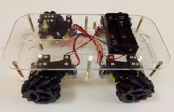 4Wd Gudrs Robots Automašīnas Šasijas Ar TT Motoru 4gab 60Mm Mecanum diski Universāli Ratiņi, Šasijas DIY Robotikas Modelis
