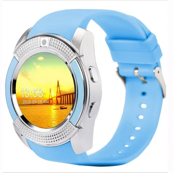 696 Smart V8 Skatīties Bluetooth Smartwatch Touch Screen Rokas pulkstenis ar Kameru, SIM Kartes Slots Ūdensizturīgs Smart Skatīties