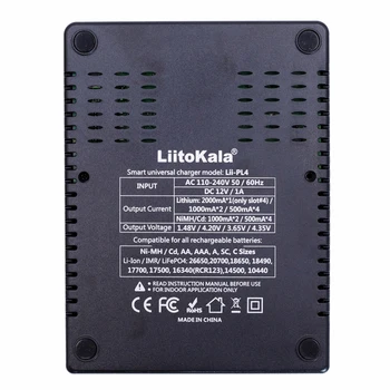 Liitokala Lii-202 Lii-402 Lii-100 Lii-PL4 1.2 V 3,7 V 3.2 V 3.85 V AA 18650 18350 26650 18350 NiMH litija akumulators smart lādētāju