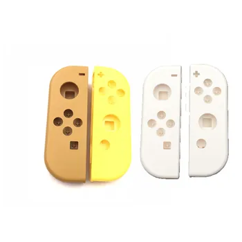 Dzeltena Let ' s Go Edition Plastmasas pa Labi pa Kreisi Korpusa Apvalks Gadījumā Segtu Nintendo Slēdzis NS NX Prieku Con Kontrolieris