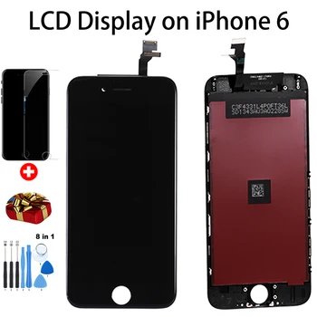 AAA+++ iPhone 6S 6 7 8 Plus LCD Pilnu komplektu aizpilda Ar 3D Spēkā Touch, iPhone 6S 6 7 8 Ekrānu Nomaiņa Displejs