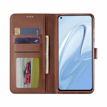 Xiaomi Redmi, Ņemiet vērā, 9 Pro Gadījumā Ādas Vintage Phone Gadījumā Redmi Piezīme 9S Gadījumā Flip Magnētisko Maka Vāks Uz Redmi, Ņemiet vērā, 9 S Gadījumā