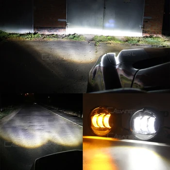 Miglas lukturi Montāža 30W 6000LM Automašīnas Priekšējo Buferi LED Miglas Lukturi Dienas Gaismas lukturi, 12V Uz Mitsubishi Colt Hečbeks 2004-2012