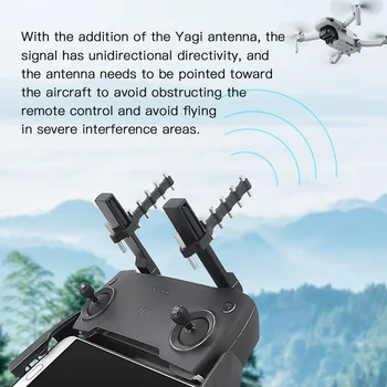 Kontrolieris Yagi Antenas Signāla Pastiprinātājs Diapazona Paplašinātājs Uzlabot 2-3.5 km FIMI SE X8 2020/ Mavic 2 Pro / Mavic Mini Piederumi