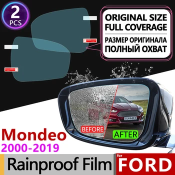Ford Mondeo mk3 mk4 mk5 2000~2019 Pilnībā Segtu Anti Miglas Filmu Atpakaļskata Spogulis Piederumi Kodolsintēzes 2004 2006 2008 2010 2017