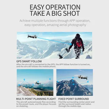 FEMA Gimbal Dūkoņa kamera Hd (4K Divi-ass F8 5G Wifi FPV H3 RC Quadrocopter Brushless GPS Quadcopter Dron Profesionālā VS SG906PRO