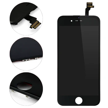 Displejs LCD iPhone 6s 6 5 5s 5c SE plus 6 7 8 7 Plus Pantalla iPhone 8 plus Displejs 3D Touch Digitizer Rīki Rūdīts Stikls