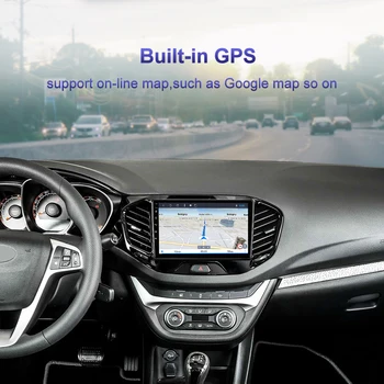 Par LADA Vesta Pāri Sporta 2016 2017 2018 Auto Radio Multimediju Video Atskaņotājs Navigācija GPS Android 9.1 Nav 2din 2 din DVD