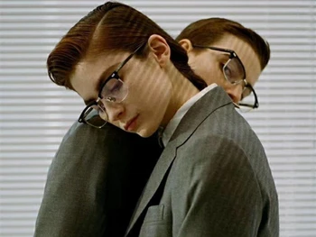 Ir 2021. New York Thom Zīmola Dizaina Brilles Rāmis Vīriešu, Sieviešu Laukums, Daļēji bez apmales Brilles Optiskās Recepte Briļļu TB711
