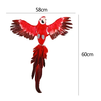 Kāzu Dārza Dekorēšana Rotājumu Spilgti Simulācijas Papagailis Modelis Mākslīgo Putnu Dārza Zāliena Statuetes Ornaments