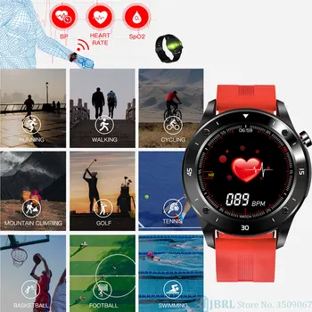 Jaunā Sporta Smart Skatīties Vīrieši Smartwatch Elektronika Smart Clock Android, IOS Fitnesa Tracker ar skārienekrānu Bluetooth Smart-skatīties