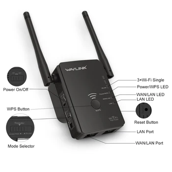 Liela Jauda, Wi-fi Extender Router/Repeater/Piekļuves Punkts, AP 300Mbps 2.4 G Bezvadu WiFi Range Extender wifi signāla pastiprinātāja ES