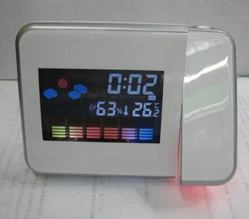 2018 Jaunu Projektoru Atlikt, Modinātājs Led Digitālo Desktop Pulkstenis Galda Pulkstenis reloj despertador Skatīties Krāsains Apgaismojums