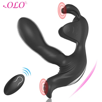 OLO Tālvadības Valkājamas Tauriņš Vibrators Butt Plug Anālais Maksts Klitora Stimulators Seksa Rotaļlietas Sievietēm