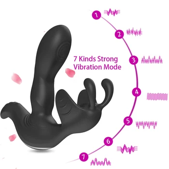 OLO Tālvadības Valkājamas Tauriņš Vibrators Butt Plug Anālais Maksts Klitora Stimulators Seksa Rotaļlietas Sievietēm