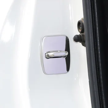 Automašīnu durvju slēdzenes sprādzes aizsargs vāka apdare uzlīme BMW M X5 X6 F15 E70, E71, E91 E92 E93 F20 F15 F13 M3 E34 X5 auto piederumi