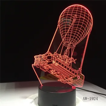 Kaujas Autobusu 3D Gaismas Lamu Nakts Gaismas Pieskārienu, Lavas Lampas LED Apgaismojuma Ilūzija par Spēli Fani Dāvanu Piliens Kuģniecības AW-1924