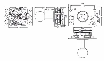 Nulles Kavēšanās Encoder Kontroles padomes Arcade Daļas Diy Komplektu Mame Spēle jostick arcade Kopēt Sanwa Spiediet Pogu 2.8 mm Kabelis USB Pie PC