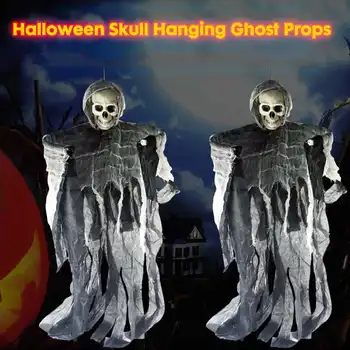 Halloween Piederumi 100x90cm Mini Skull Karājas Spoku Kulons Jaunu Šokējoši Bārs Aksesuārus Haloween Rotājumu Puse Mājas Dekoru