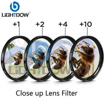 Lightdow 7 1 Objektīva Filtra Komplekts tuvplānā +1+2+4+10 UV un CPL FLD Filtrs Lielgabalu, Nikon, Sony, Pentax Olympus Leica Objektīvs