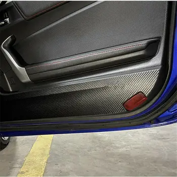 Beler 2gab Automašīnas salona Durvju Anti-kick Uzlīme Segtu Pad piemērots Subaru BRZ 2013-2016 2017 2018 2019 2020 Oglekļa Šķiedras Stils