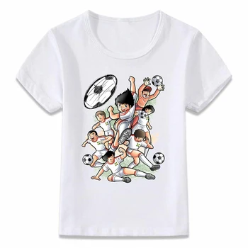 Bērni, Drēbes, T Krekls Captain Tsubasa Le Petit Futbolists Anime Mākslas Zēni un Meitenes Toddler Tee Krekli oal156