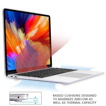Paredzēts MacBook Air 13 Lietā 2020. Gadam A2179 A2337 Drukāšanas Plastmasas Cietā Čaula Aptver Mac book Pro 13 15 16 collu A2289 A2338 Touch Bar
