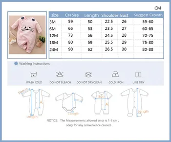 0-24m Jaundzimušo Bērnu Apģērbu Toddler Kostīmu Karikatūra ar garām Piedurknēm Organiskās Kokvilnas Baby Romper Zēni Meitene Outwear Jumpsuits