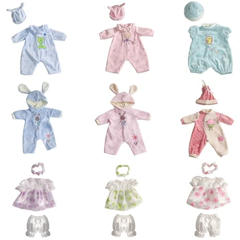 45cm 17 stila bērnu leļļu apģērbs aksesuāri lelle accessoriesreborn baby lelle drēbes, bērnu kleitu, uzvalku 45cm lelles