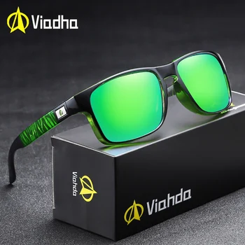 VIAHDA Zīmola Dizaina Polarizētās Saulesbrilles Vīriešiem Braukšanas Modes UV400 Atdzist Ceļojumu, Saules Brilles Sievietēm