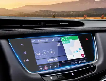 Auto Navigācijas GPS Rūdīta Stikla Ekrāna aizsargplēvi Uzlīme, piemērots Cadillac XT5 
