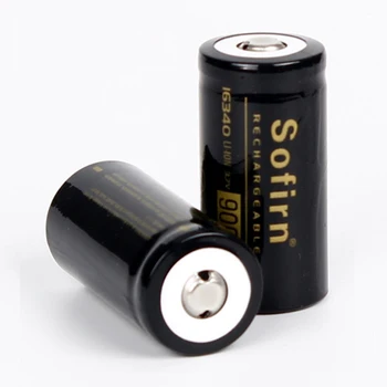 Sofirn 16340 900mAh Akumulators 3,7 V Li-ion Akumulatoru, Pirms uzlādēts Litija Baterijas, bateriju/Rotaļlietas 2GAB