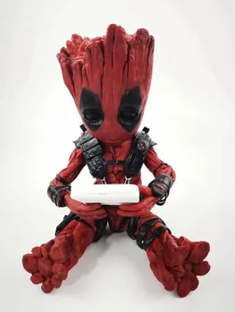 Brīnums Aizbildņiem Galaxy Avengers Koku Cilvēks kā X-men Deadpool BJD Rīcības Attēls Modelis Rotaļlietas