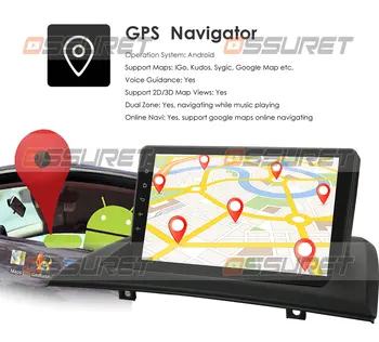 Android 10 BMW X3 E83 2004 - 2012 Automašīnas Radio Multimediju Video Atskaņotājs, Navigācijas 2G+32G GPS 2 din NE dvd wifi 4G spogulis saites