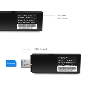 EDUP 150Mbps 4G USB WiFi Dongle LTE Universālo USB Modems Atbalsta 3G/4G Nano Sim Kartes Mobilo Platjoslas PC Tālruni