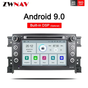 DSP Android 9.0 auto gps 2DIN dvd atskaņotāju SUZUKI GRAND VITARA 2007. - 2013. gadam gps, radio, audio stereo ekrāns navigācijas tipa ieraksti