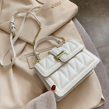 Wanghong dāmu soma 2020. gadam, modes jauns modes universāls Ķēdes Soma Messenger Bag vasaras portatīvo nelielu kvadrātveida soma