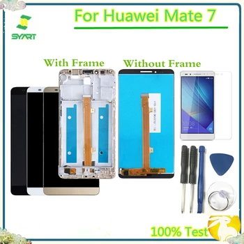 LCD Dispay Rezerves Daļas Mate 7 LCD Displejs, Touch Screen Digitizer Montāža Huawei Mate 7 MT7-L09 MT7-CL00
