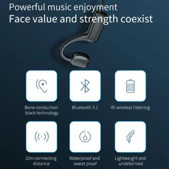 G1 Bezvadu 5.1 Bluetooth Kaula Vadāmība Austiņas Sporta Stereo Austiņas ar Mikrofonu In-Ear Austiņas, Lai Android, Ios