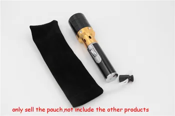 30pcs/daudz vairumtirdzniecības metāla smēķēšana caurule uzglabāšanas flannelette somā cigarešu aizdedzinātāja somiņa String gadījumā Pocket pen soma