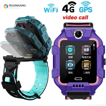 IP67 Waterproof Smart 4G Tālvadības Kameru, GPS, WI-FI Bērniem Studentu Dienesta Atrodiet Smartwatch VOLTE Video Zvanu SOS Monitors Tālrunis Skatīties