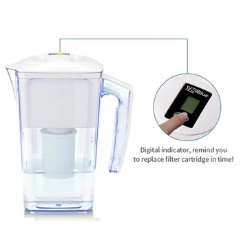 2.5 L Brita Sytle Ikdienas Lietošanai BPA Brīvs Minerālais ūdens Attīrītājs Sārmains Ūdens Filtra Krūze Krūzi ar pH 9