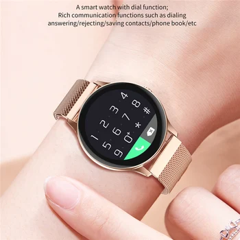 Smart Skatīties U18 Bluetooth Zvanīt, Saņemt/Zvanīt Heatrt ātruma Monitors, asinsspiediena Smartwatch Sieviešu Pulksteņi VS DT88 S20
